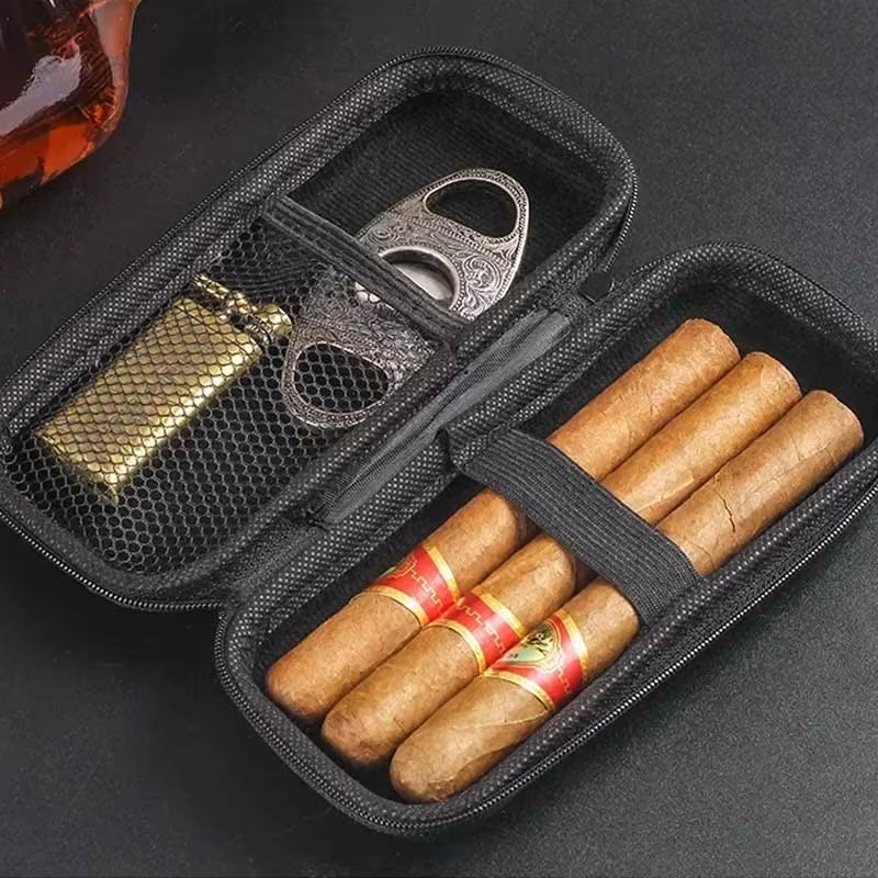 Estuche portátil para 6 cigarr - Premium Cigar Case reseña y precio