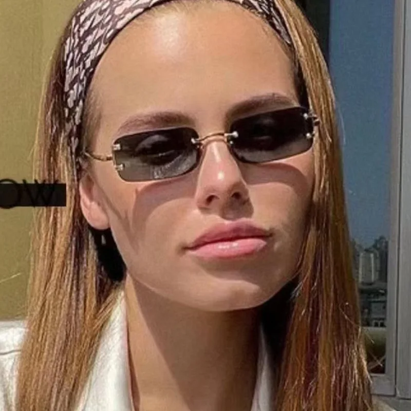Gafas de sol cuadradas sin mon - Designer Sunglasses reseña y precio