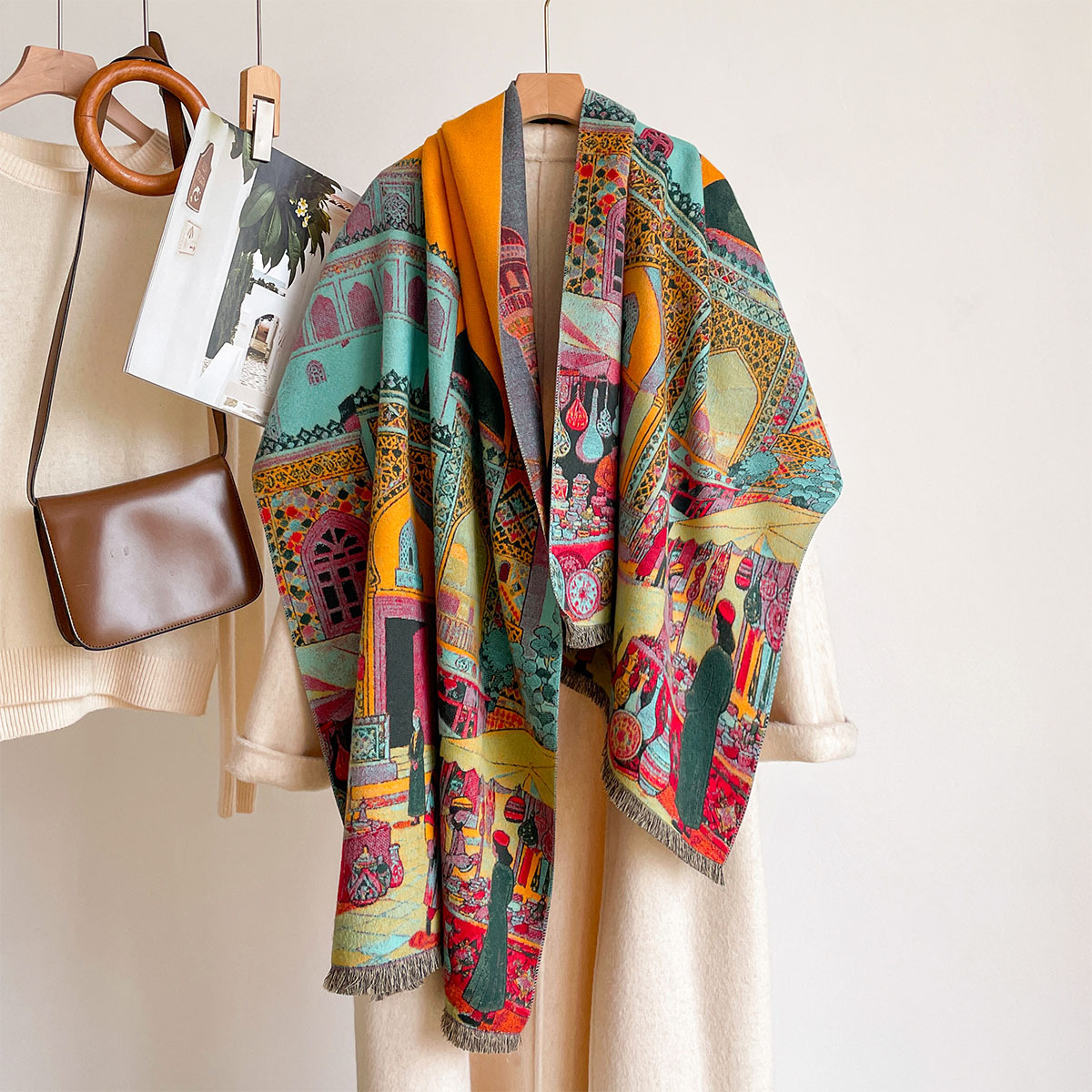 Bufanda de imitación de cachem - Cashmere Scarf reseña y precio